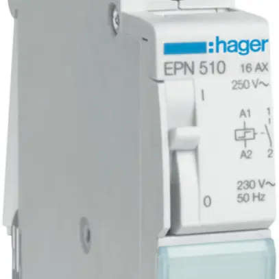 Télérupteur Hager 1UM 230VAC 110VDC 0 ouvreur 1 fermeur 0 inverseur 