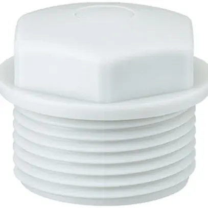 Passe-câble 6 pans M25 gris clair 