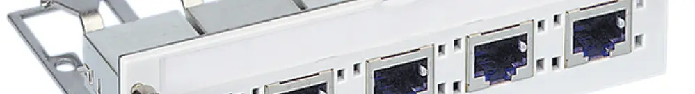 Elemento universale JK freenet R&M 5×RJ45 cat.6(Real10) schermato 
