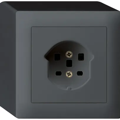 Prise AP kallysto T25 anthracite bornes à vis 