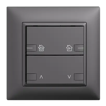 Set frontale INC EDIZIOdue zepAIR motore 1C con desig.c.LED grigio scuro 