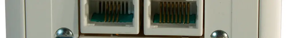 Presa AP 2×TT,2×RJ45/u NT2ab EDIZIOdue ITplus ITM bianco 