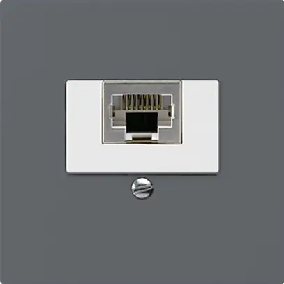 Scatola INC kallysto 1×RJ45s antracite 