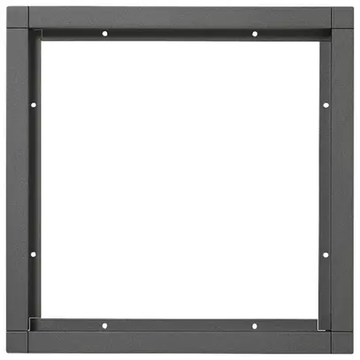 Cadre combiné Siedle, en aluminium, 231×231×15mm, gris 