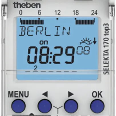 Timer astro AMD digitale Theben SELEKTA 170 top3 
