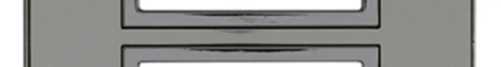 Intestazione INC Legrand Arteor 4×1 verticale 92×269mm Stainless Steel 