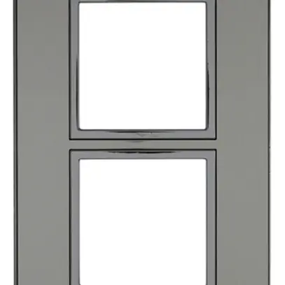 Intestazione INC Legrand Arteor 4×1 verticale 92×269mm Stainless Steel 