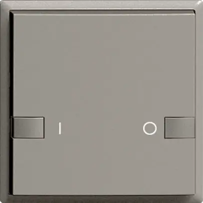 Poussoir ENC ZEP 1c/1t ON-OFF station centr./sec. EDIZIOdue gris foncé 