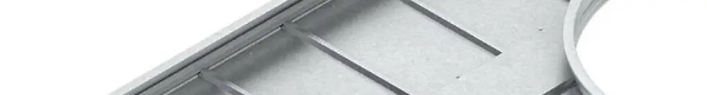 T-Stück Niedax, für WRL, 105×600mm, ungelocht, Stahl, feuerverzinkt 
