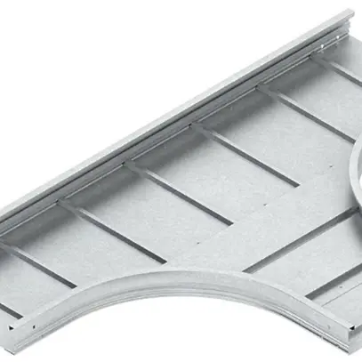 Dérivation T Niedax, pour WRL, 105×600mm, non perforé, acier, zingué à chaud 