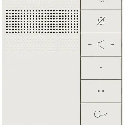 Postazione audio interna Hager viva voce bianco 