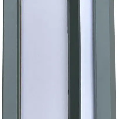 Applique LED Z-Licht Alu Quader 12W 960lm 3000K IP65 grigio 