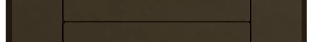 UP-Kombination EDIZIO.liv SNAPFIX® 2×1 156×96mm Sch 1/3+3/1L+Sch 3/1L+T13 braun 