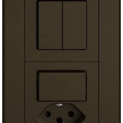 Combinazione INC EDIZIO.liv SNAPFIX® 2×1 156×96mm sch 1/3+3/1L+sch 3/1L+T13 ma 