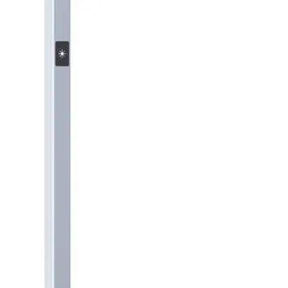 LED-Stehleuchte DOTLUX ROOFbutler 80W, 4000K, dimmbar, silber 