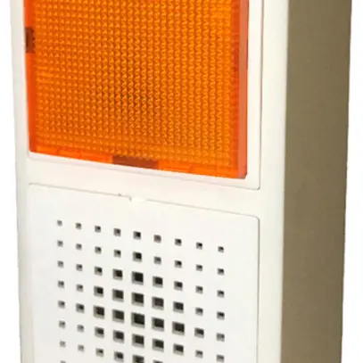 Lampe flash AP Hugentobler 316A 24V DC IP21 Xe 5J jaune sirène son continu 