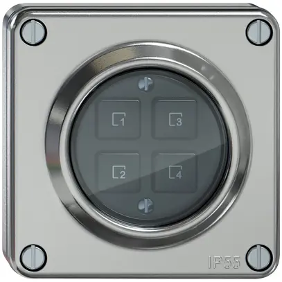 Poussoir scènes ENC ELEMENT Wiser 4 scènes 4t aluminium 