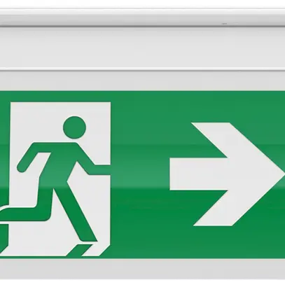 Lum.d.voi.d.sec.LED Sylvania LifeSafe à encastrer 50lm 3hat blanc 