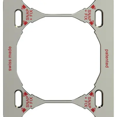 Placca di fissaggio con sistema di fissaggio SNAPFIX® 3×1 o 1×3 197×77mm 