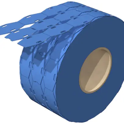 Marqueur de câble Weidmüller MultiMark SFX-VT 9/24 MM BL bleu 