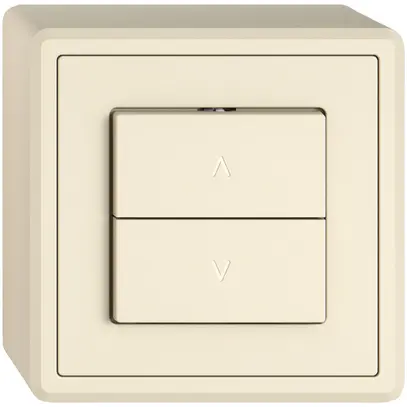 Interrupteur pour stores AP EDIZIO.liv SNAPFIX® 10A 250V 2 touches 1 canal cr 