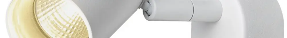 Plafoniera/lpda a muro LED SLV NOBLO-1 8W 600lm 2700K 36° 90×127×105mm bianco 