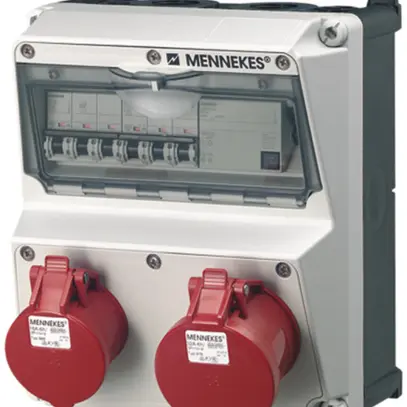 Distributore murale Mennekes AMAXX IP44 gr/ne 