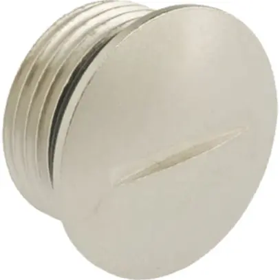 Tappo di chiusura AGRO ottone M12 con bordo e guarnizione filetto lungo 