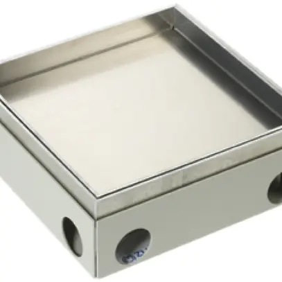 Scatola di tiraggio Woertz 214×214mm alu 