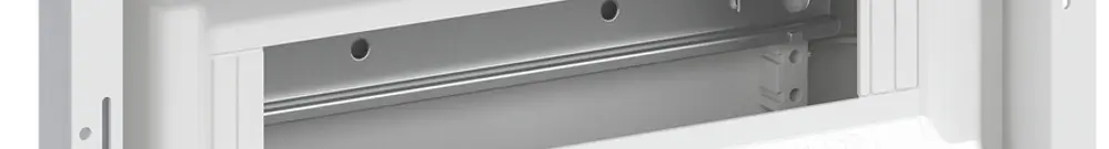 Distributore INC ABB UK612NB, 1-fila, 12UM, 355×367×95mm, bianco 