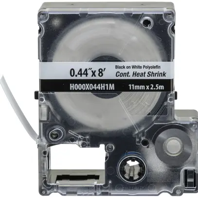 Cassette d'étiquettes thermorétractables continue Panduit MP, 6.4mm×2.4m, blanc 