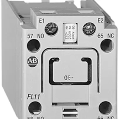 Modulo bloccaggio AB 100-FL11KF (230VAC), contatti ausiliari 1Ch+1R 