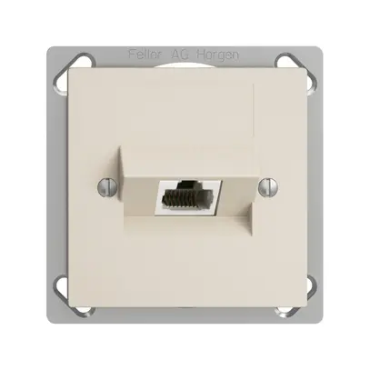 Presa INS 1×RJ45/u 8P ITplus EDIZIOdue crema 
