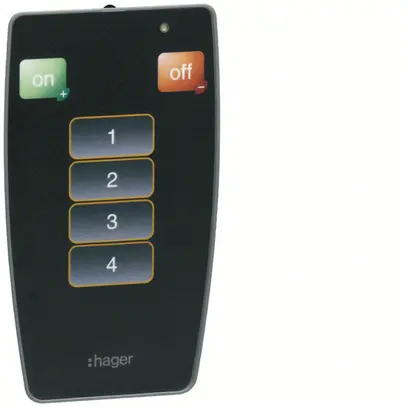 Télécommande IR Hager pour EE81. et TCC52. 
