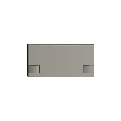 Tasto 1/2 KNX/elettronic.s.LED EDIZIOdue comando doppio grigio scuro 