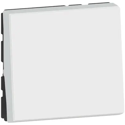 Interruttore a bilanciere MOS schema 3 Easy-Led 2 moduli bianco 