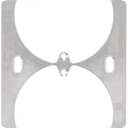 Placca di fissaggio Hager grd.I-I dist.di appar.60mm 77×137mm 