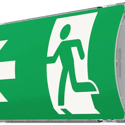 Lum.d.voi.d.sec.LED Sylvania LifeSafe IP65 en saillie/à encastrer 650lm 3hbt bc 