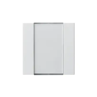 Kit frontale Hager kallysto 2×KNX systemlink/easylink bianco 