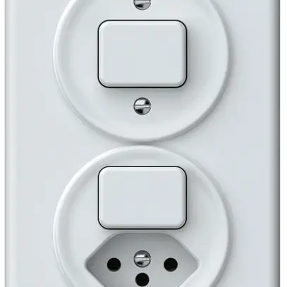 Combinaison ENC origin sch 3/1L + sch 3/1L+T13 88×148mm blanc 