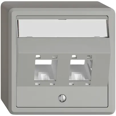 AP-Montageset EDIZIO.liv SNAPFIX® für freenet Kat.5e/6 Adapter 2× hgu 