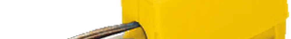 Bananenstecker 4mm WAGO gelb 