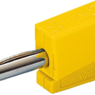 Spina a banana WAGO giallo 
