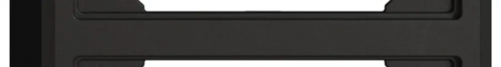 Capot AP EDIZIO.liv SNAPFIX® pour 2 appareils GX.54.A noir 