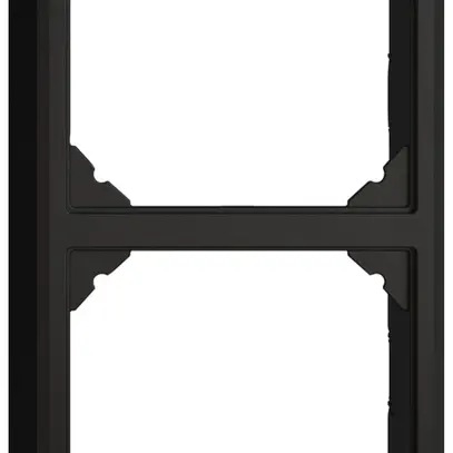 Capot AP EDIZIO.liv SNAPFIX® pour 2 appareils GX.54.A noir 