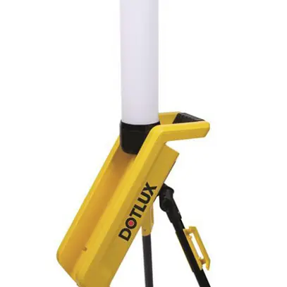Luminaire de chantier LED DOTLUX WORKERrocket 70W 6600lm 950 IP54 IK07 jaune 