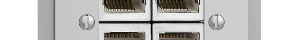 Prise INC 4×RJ45/s 4P sép.grc, EDIZIOdue ITplus 