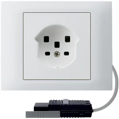 Presa INS HA kallysto tipo 25 con morsetti a innesto G2704 RK bianco 