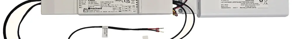 Kit pour luminaire de sécurité Sylvania LifeSave MT 3W LED 3h bouton test 