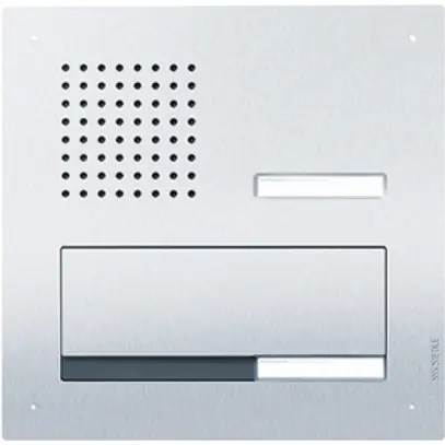 Clapet pour courrier audio Siedle Classic 2 modules argent 312×302mm 